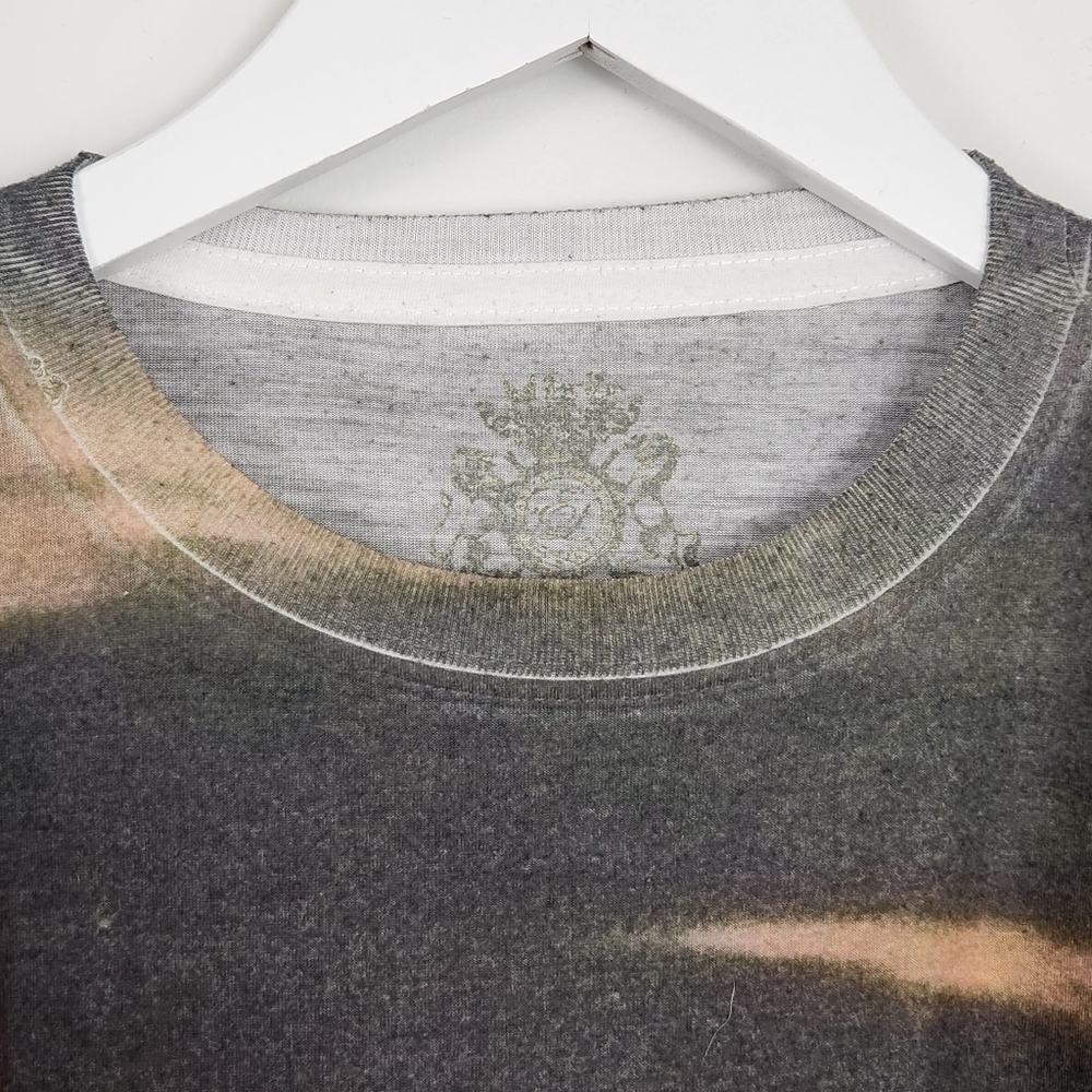 English Laundry London Bridge Big Ben Short Sleeve Gray Graphic T-Shirt Size L - Picture 4 of 6